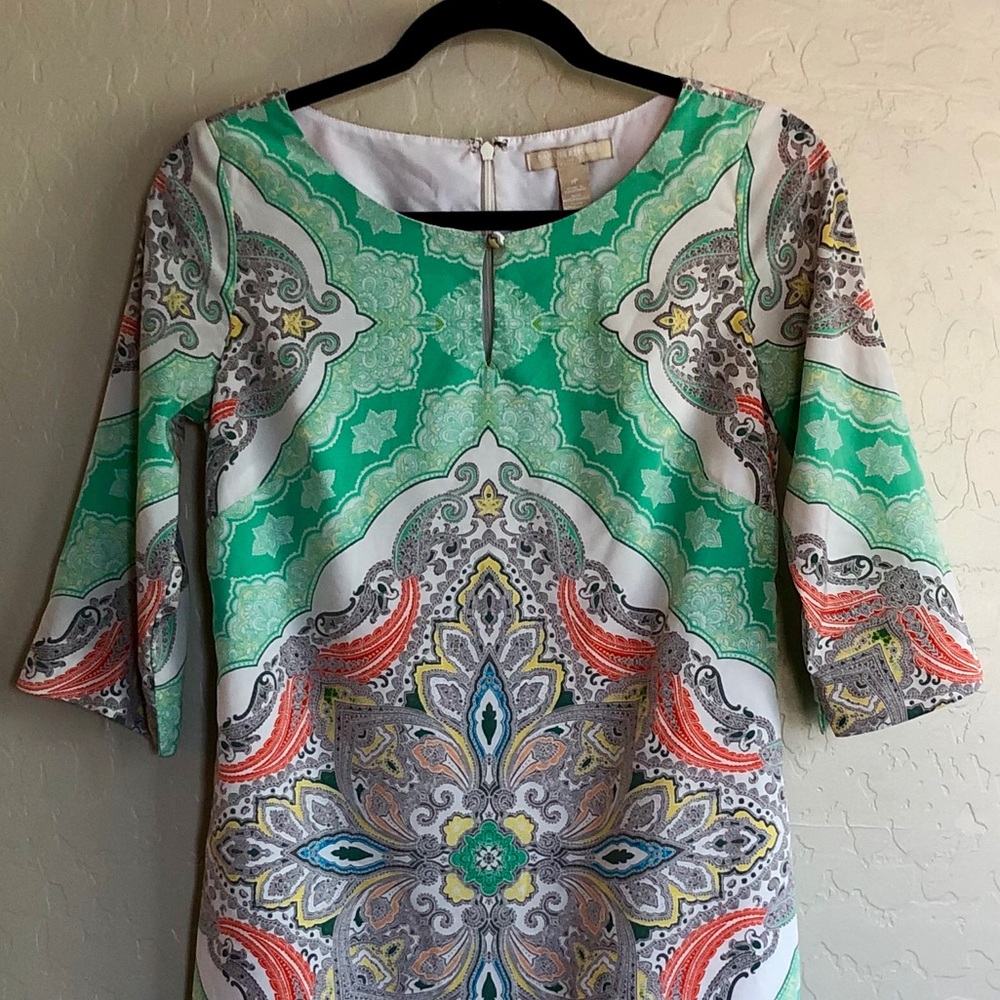 Banana Republic Dress BEAUTIFUL silk Mandela